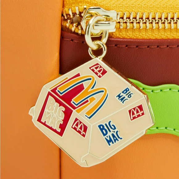 Loungefly McDonald's Big Mac Mini Backpack NWT - Picture 5 of 5